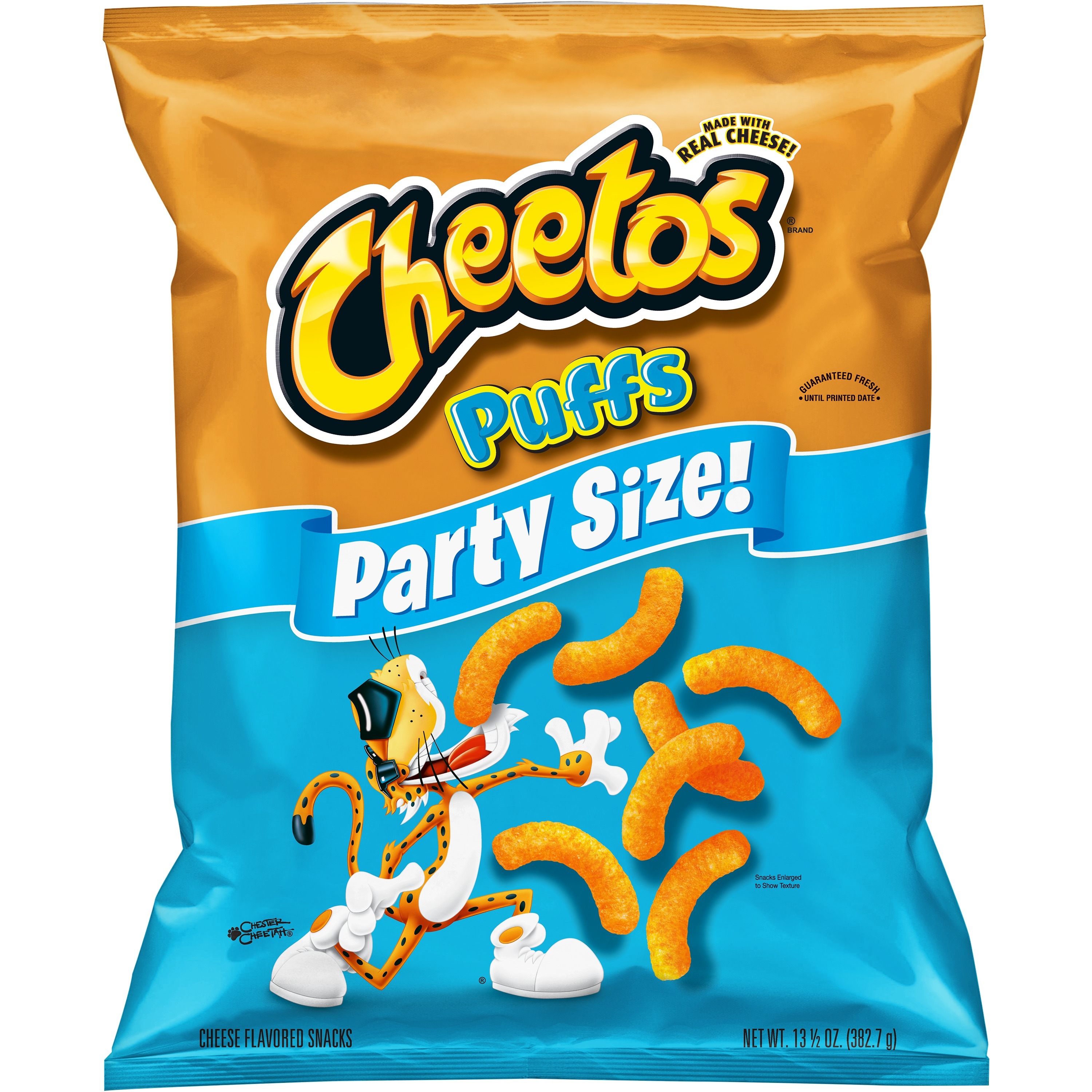 Cheetos Puffs Cheese Flavored Party Size Snack Chips, 13.5 Ounce Bag thumbnail 2