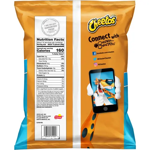 Cheetos Puffs Cheese Flavored Party Size Snack Chips, 13.5 Ounce Bag thumbnail 3