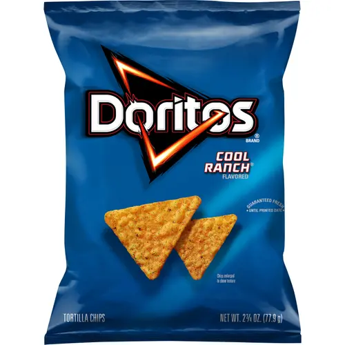 Doritos Cool Ranch Flavored Tortilla Chips, 2.75 oz Bag