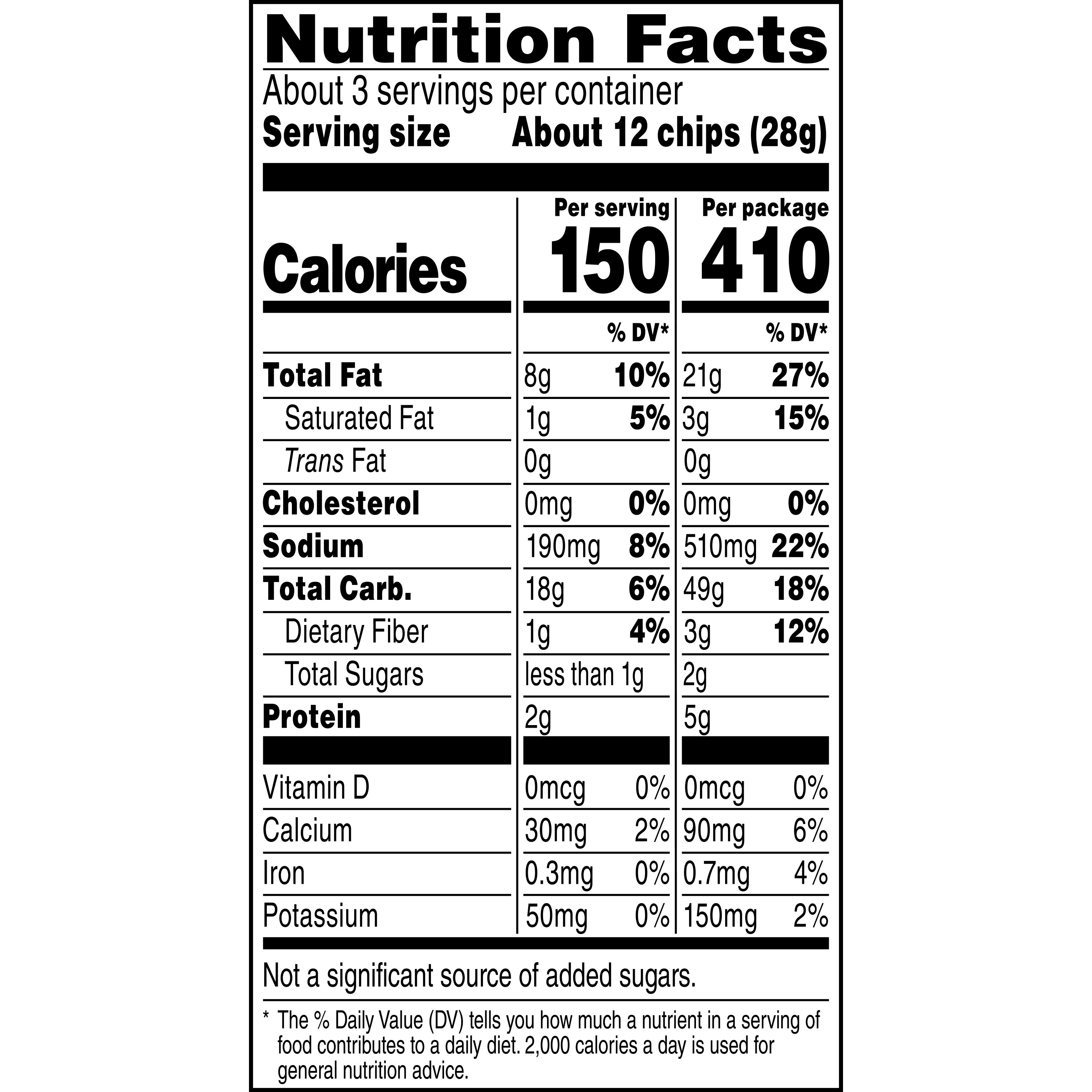Doritos Tortilla Chips Nacho Cheese Flavored Snack Chips, 2.75 oz Bag thumbnail 2