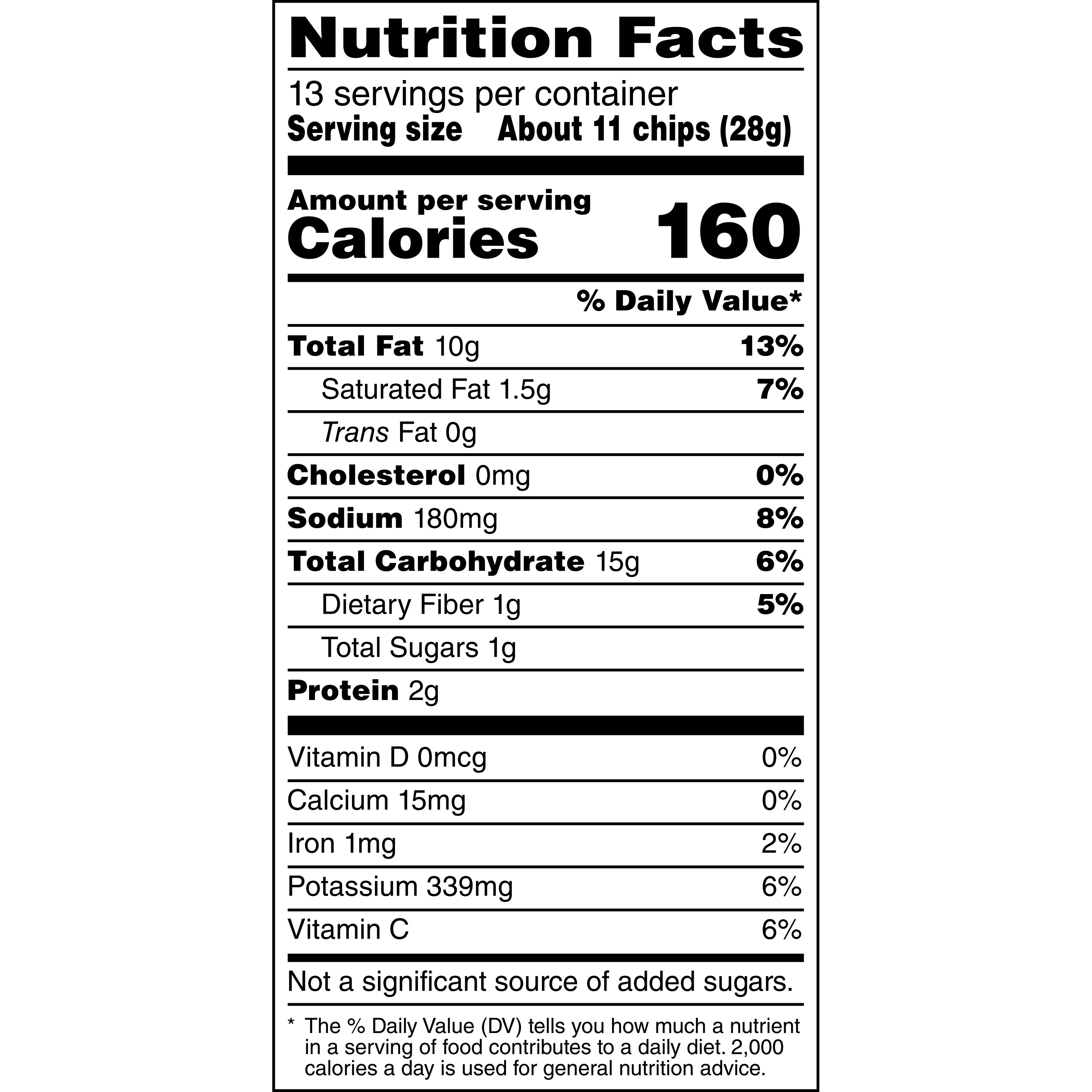 Ruffles Cheddar & Sour Cream Flavor Potato Snack Chips, Party Size, 13 Ounce Bag thumbnail 3