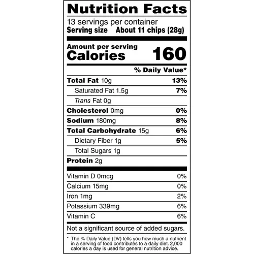 Ruffles Cheddar & Sour Cream Flavor Potato Snack Chips, Party Size, 13 Ounce Bag thumbnail 3