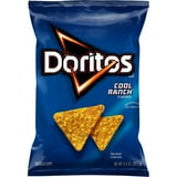 Doritos Tortilla Chips Cool Ranch Flavor Snack Chips, 9.25 oz Bag