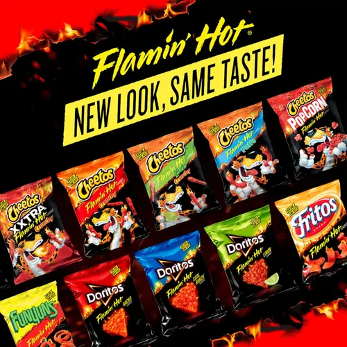 Doritos Flamin' Hot Nacho Flavored Tortilla Chips, 9.25 Ounce Bag thumbnail 3