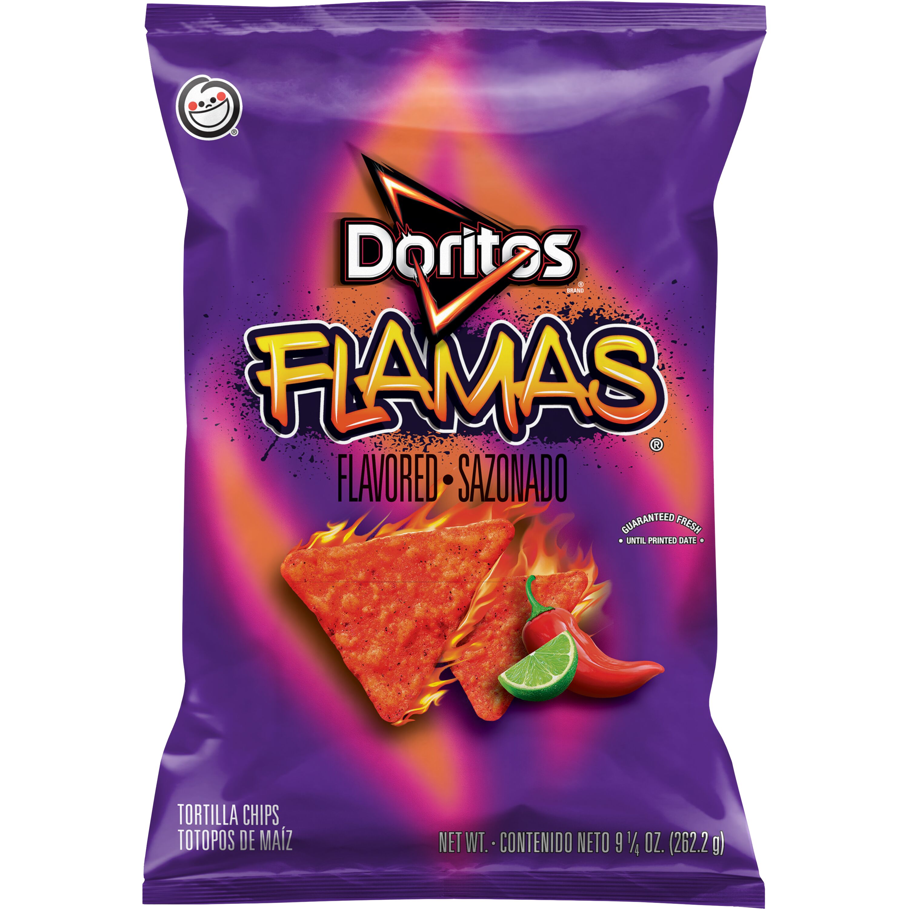 Doritos Tortilla Chips Flamas Flavored Snack Chips, 9.25 Ounce Bag
