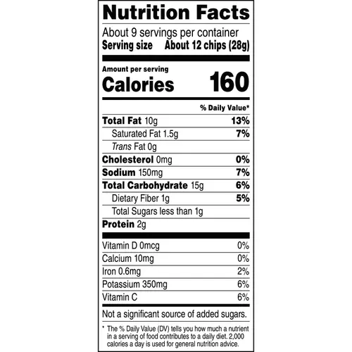 Ruffles Potato Chips Original Snack Chips, 8.5 Ounce Bag thumbnail 2