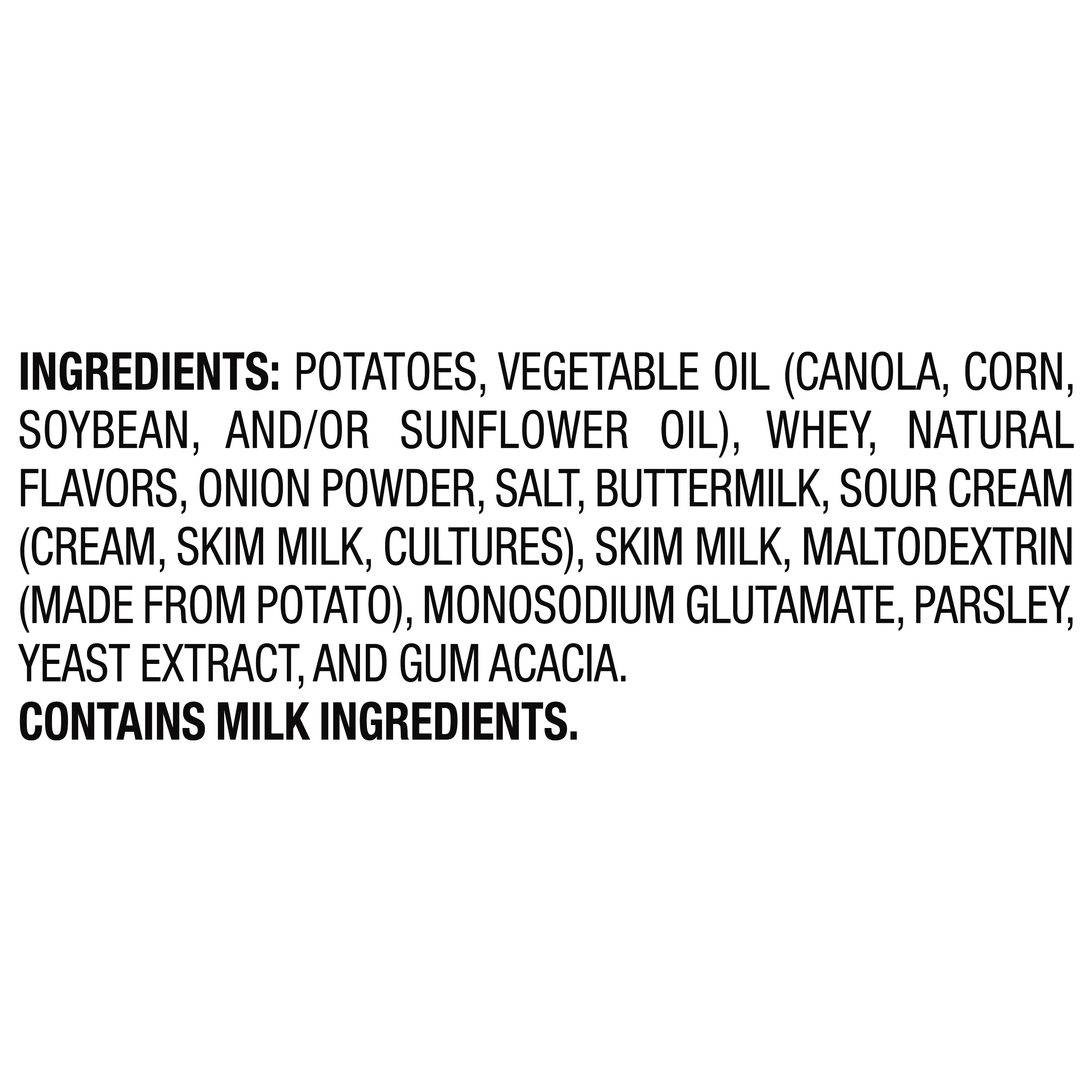 Ruffles Potato Chips Sour Cream & Onion Flavor Snack Chips, 8.0 Ounce Bag thumbnail 4