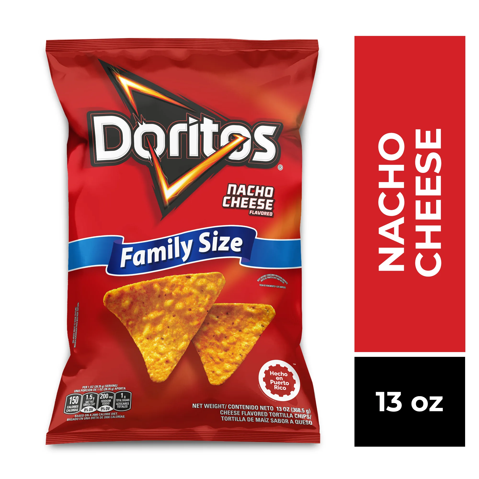 Doritos Nacho Cheese Flavored Tortilla Chips Snacks Chips 13oz
