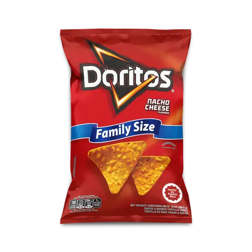 Doritos Nacho Cheese Flavored Tortilla Chips Snacks Chips 13oz thumbnail 3