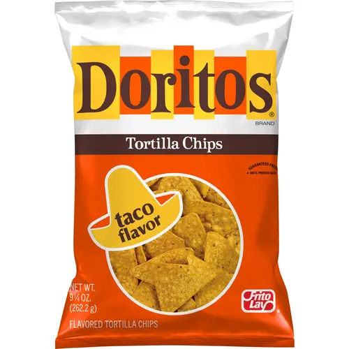 Doritos Taco Flavored Tortilla Chips, 9.25 Ounce Bag