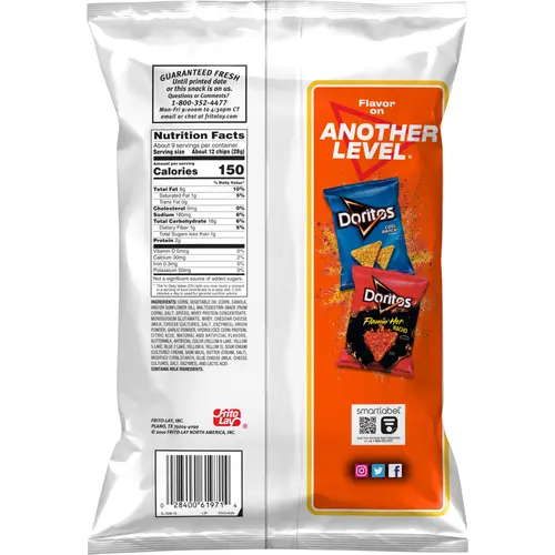 Doritos Taco Flavored Tortilla Chips, 9.25 Ounce Bag thumbnail 2