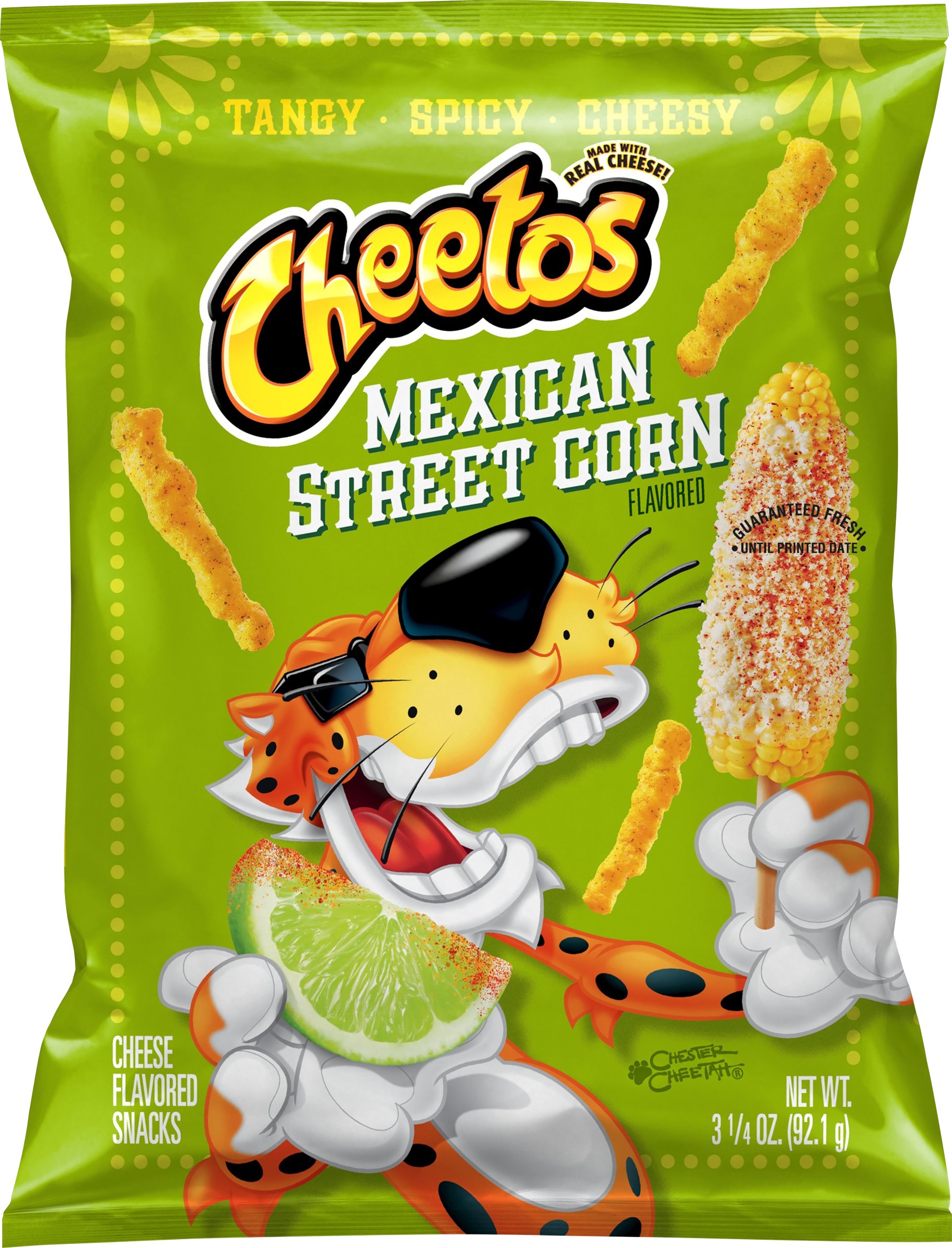 Cheetos Mexican Street Corn Cheese Flavored Chips Puffed Snacks, 3.25 oz Bag