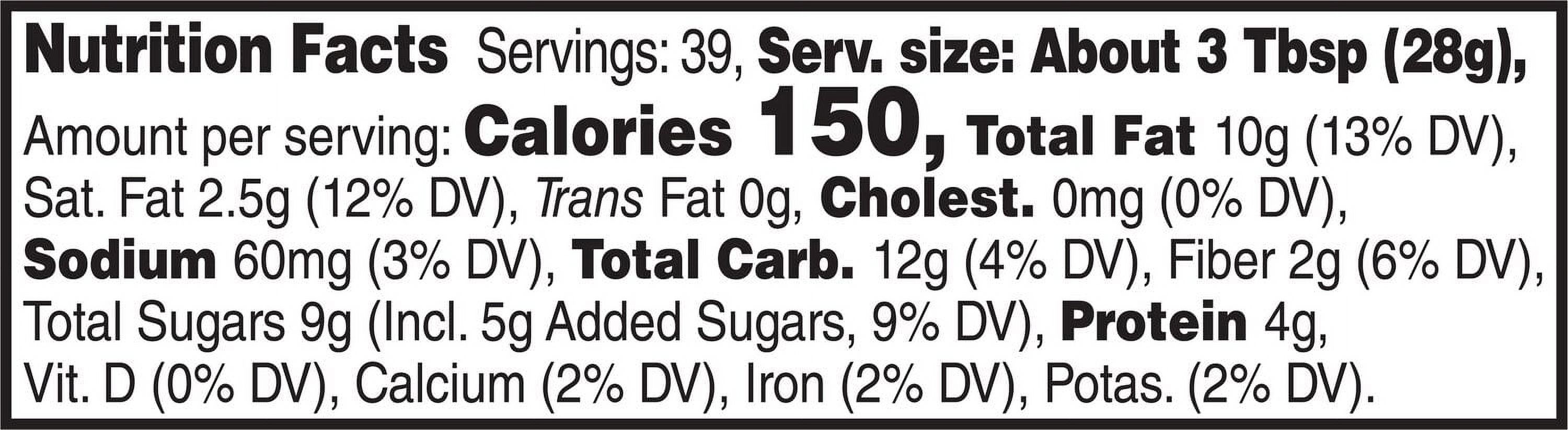 Nut Harvest Nut & Chocolate Trail Mix with Milk Chocolate, Almonds, Cashews, Peanuts, and Raisins, 39 Ounce Jar thumbnail 2