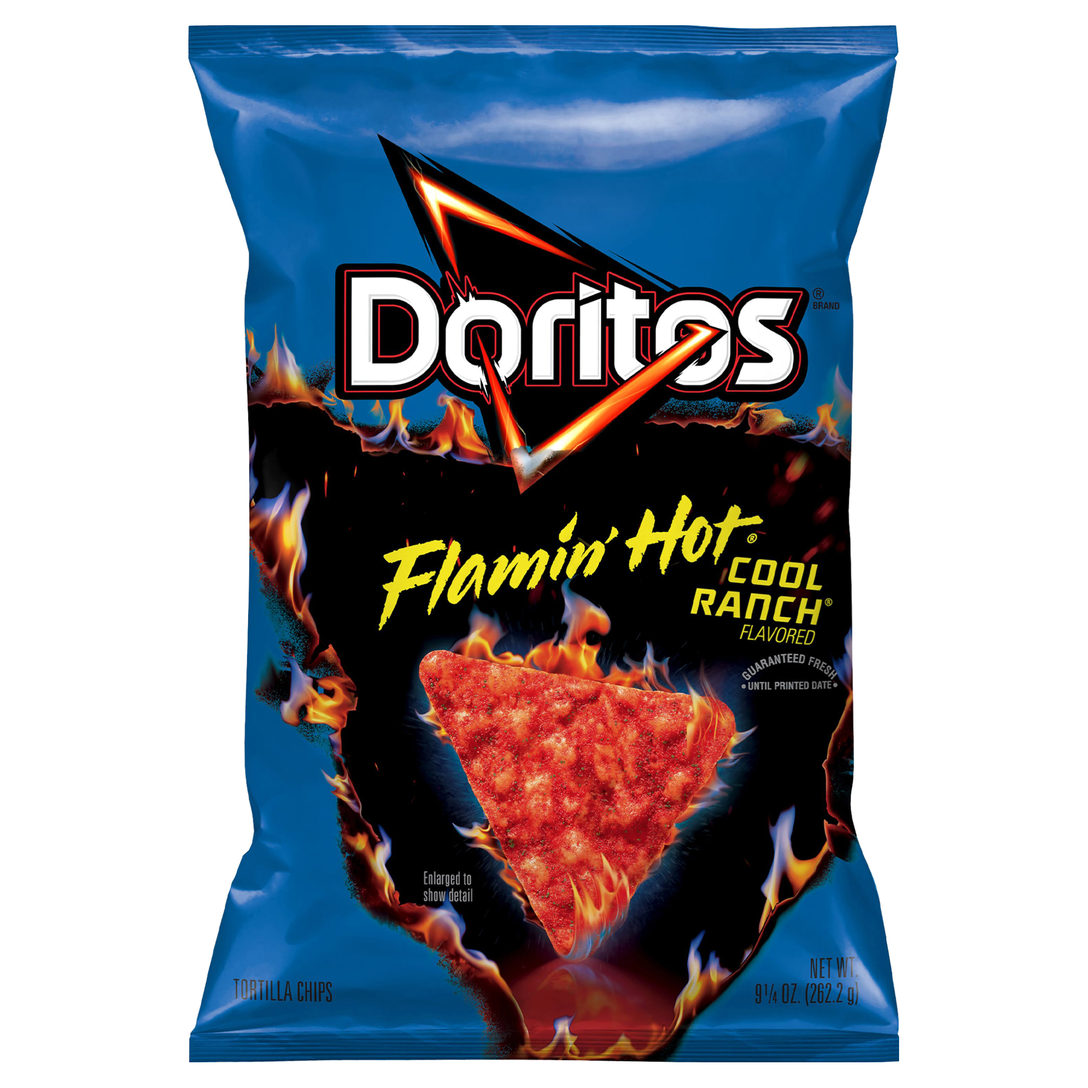 Doritos Flamin' Hot Cool Ranch Flavored Tortilla Chips, 9.25 oz Bag