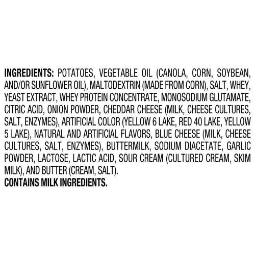 Ruffles Flamin' Hot Cheddar and Sour Cream Flavored Potato Snack Chips, 8 Ounce Bag thumbnail 4