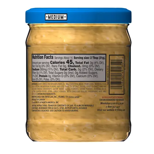Tostitos Medium Nacho Cheese Flavor Dip, 15.75 oz Jar thumbnail 2