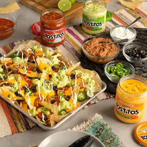 Tostitos Medium Nacho Cheese Flavor Dip, 15.75 oz Jar thumbnail 3