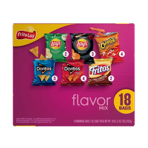 Frito Lay Flavor Mix Chips Variety Pack, 1 oz, 18 Count thumbnail 4
