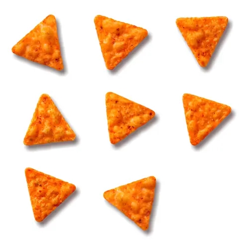 Doritos Minis, Nacho Cheese Flavored Tortilla Chips, 5.125 oz, Canister thumbnail 3