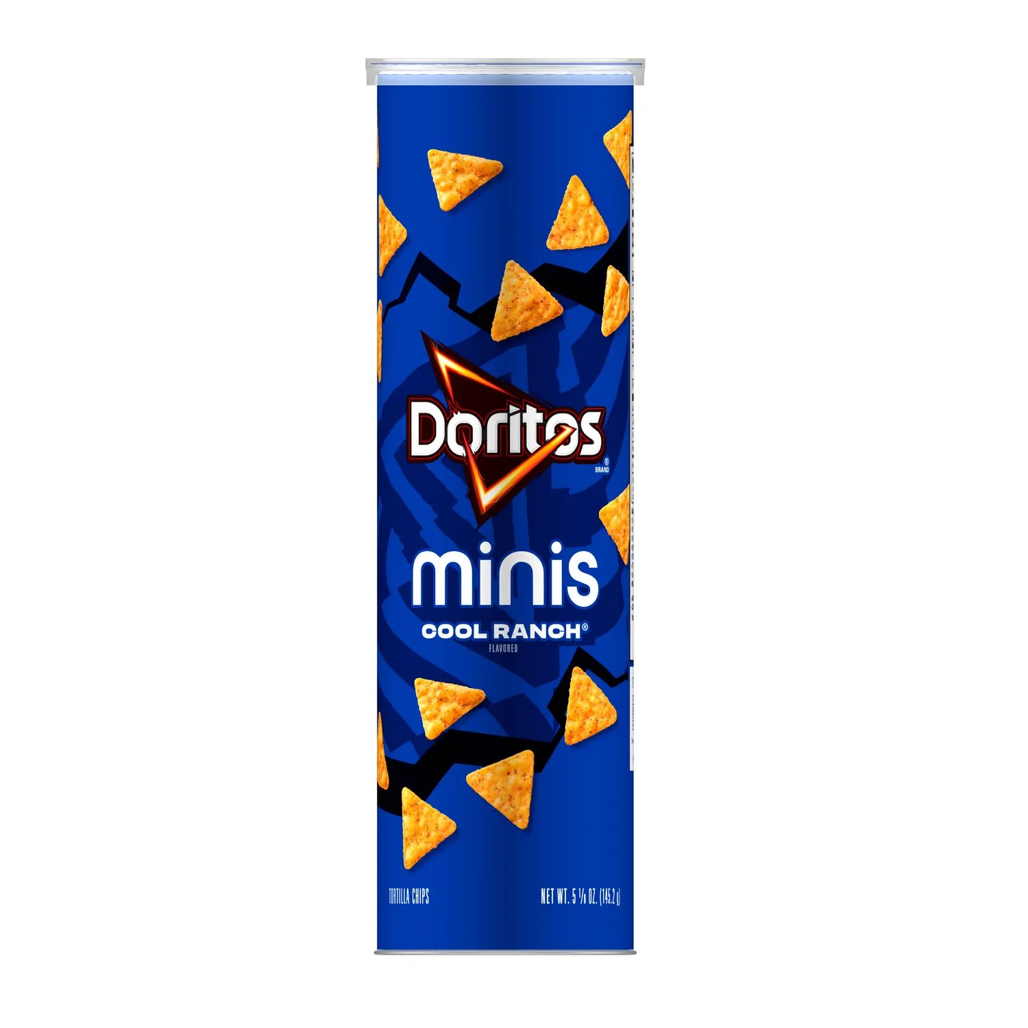 Doritos Minis Tortilla Chips Cool Ranch Flavored, 5.125 oz, Canister