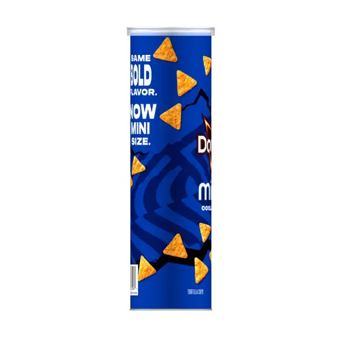 Doritos Minis Tortilla Chips Cool Ranch Flavored, 5.125 oz, Canister thumbnail 2