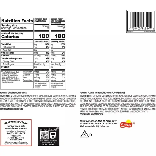 Funyuns Onion Flavored Rings Variety Pack 1.25 Ounce (Pack of 30) thumbnail 4