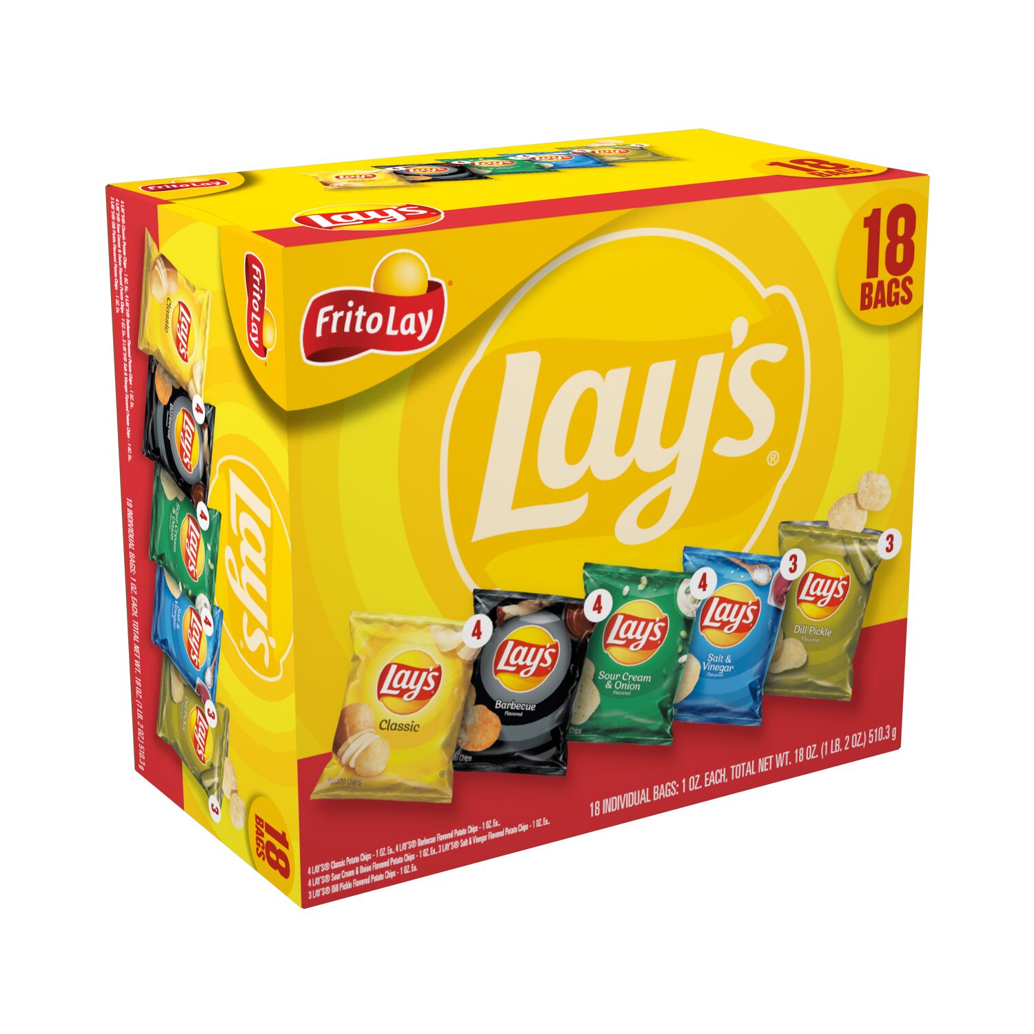 Lay's Snacks Mix Variety Pack, 1 oz, 18 Count thumbnail 2