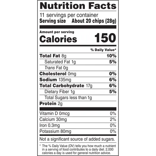 Tostitos Hint Of Queso Bite Sized Rounds Tortilla Chips, 11 oz Bag thumbnail 2