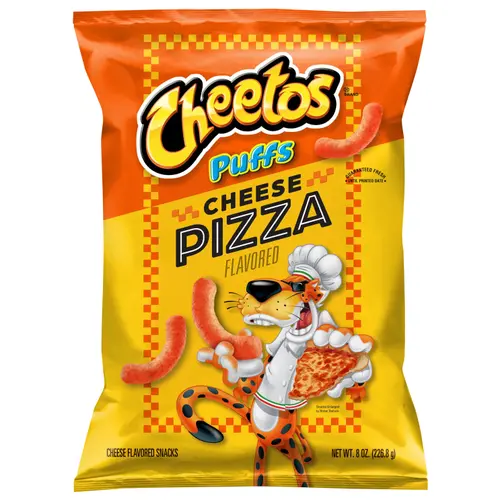 Cheetos Cheese Pizza Puffs Snack 8.0 Ounce Bag thumbnail 2