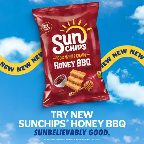 SunChips Whole Grain Snack Chips, Honey BBQ,  7 oz Bag thumbnail 4