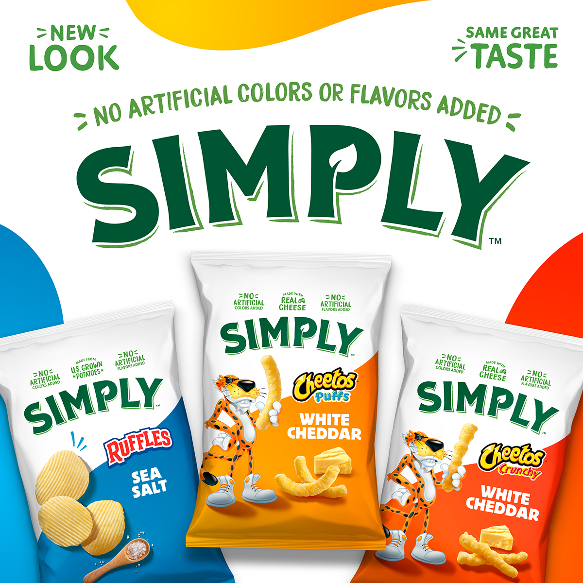 Simply Doritos Tortilla Chips White Cheddar Nacho Flavored, 7.5 oz Bag thumbnail 3