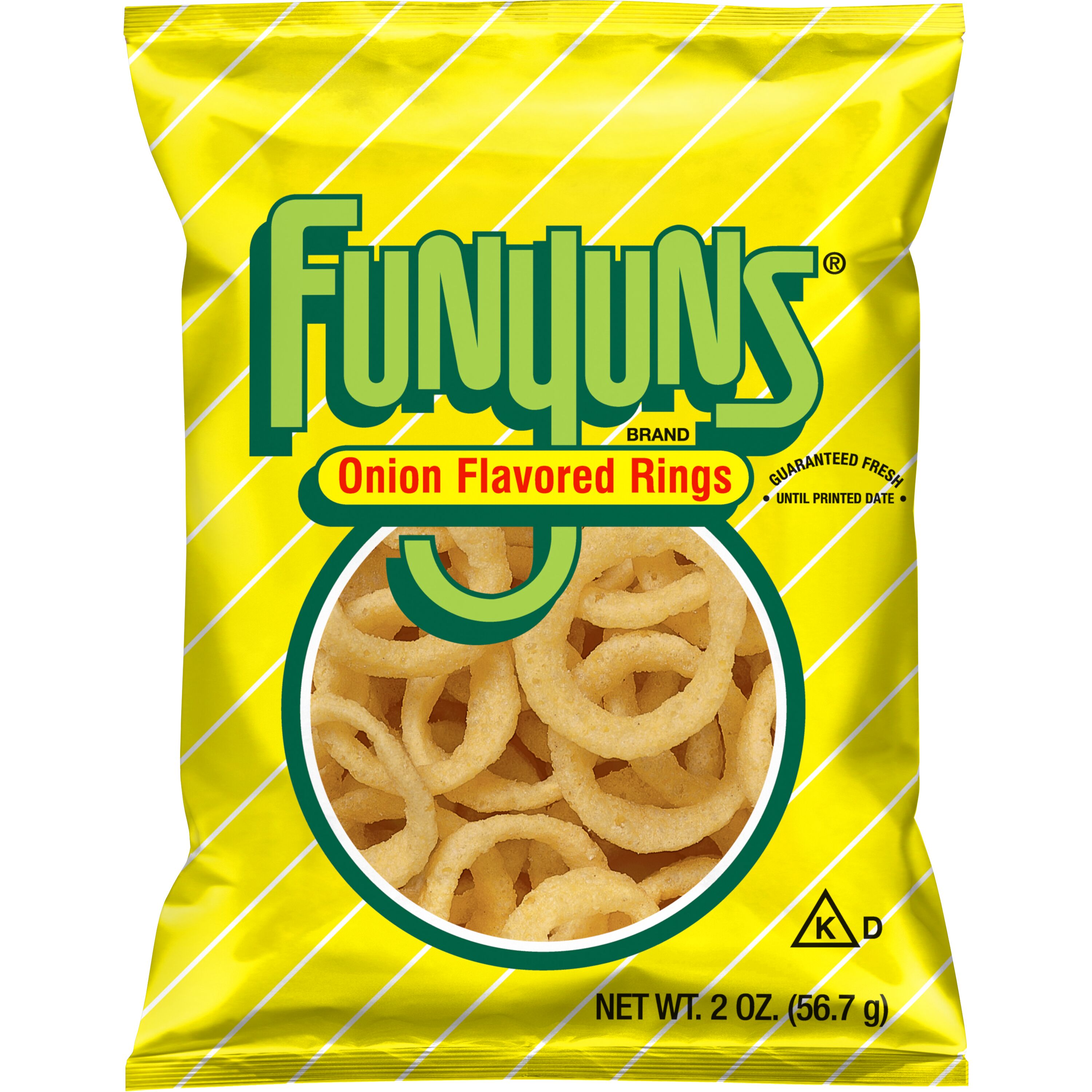 Funyuns Onion Flavored Rings Regular, 2oz Bag