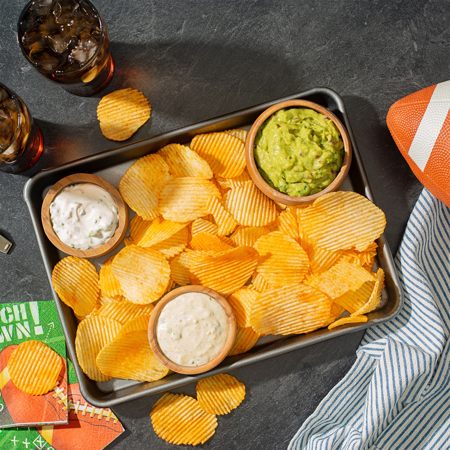 Ruffles Potato Chips Cheddar & Sour Cream, 2.25 oz Bag thumbnail 4