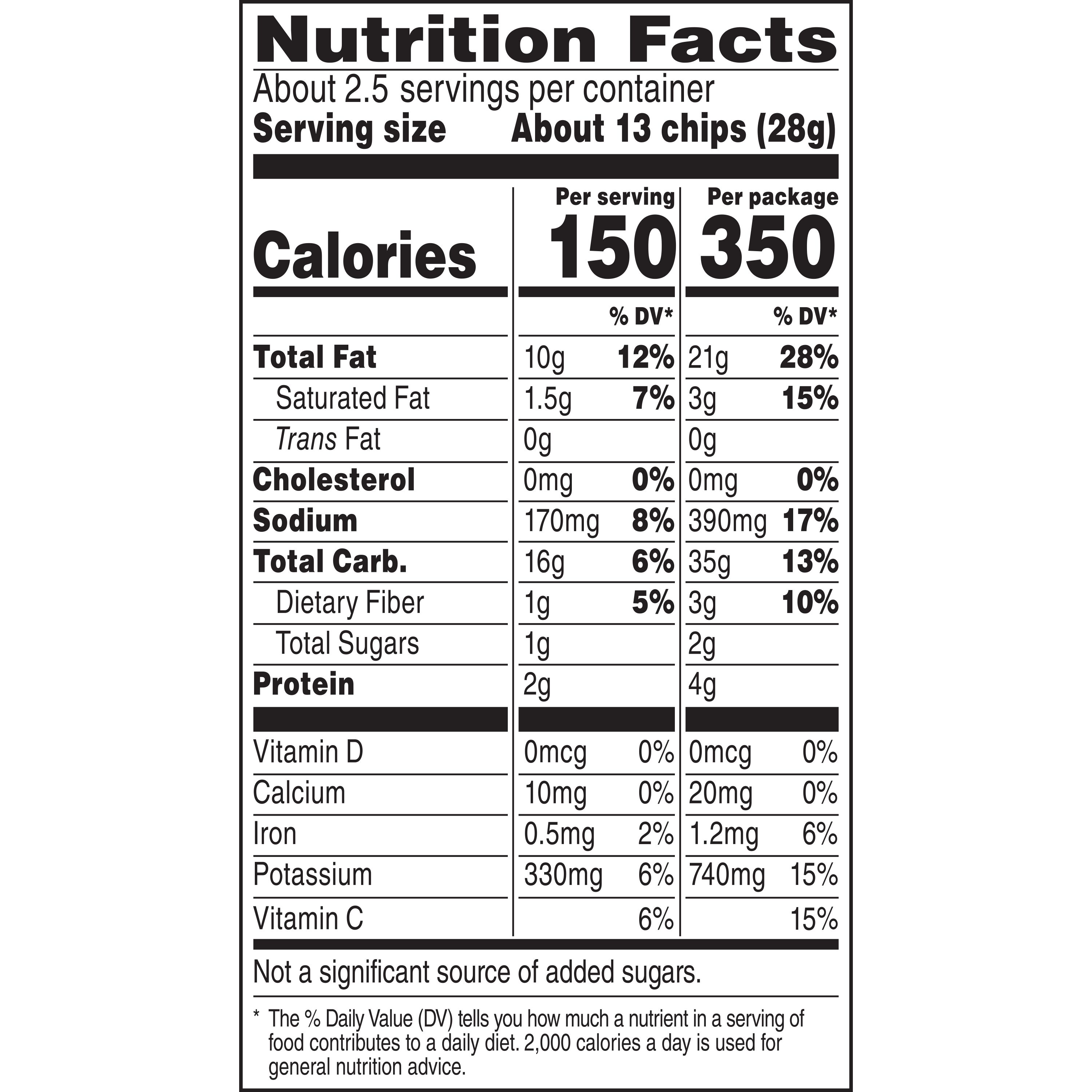 Ruffles Potato Chips Flamin' Hot Flavored, 2.25 oz Bag thumbnail 3