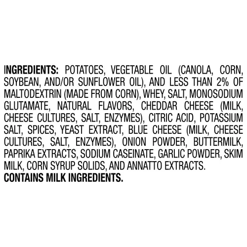 Ruffles Potato Chips Queso Cheese Flavored, 2.25 oz Bag thumbnail 2