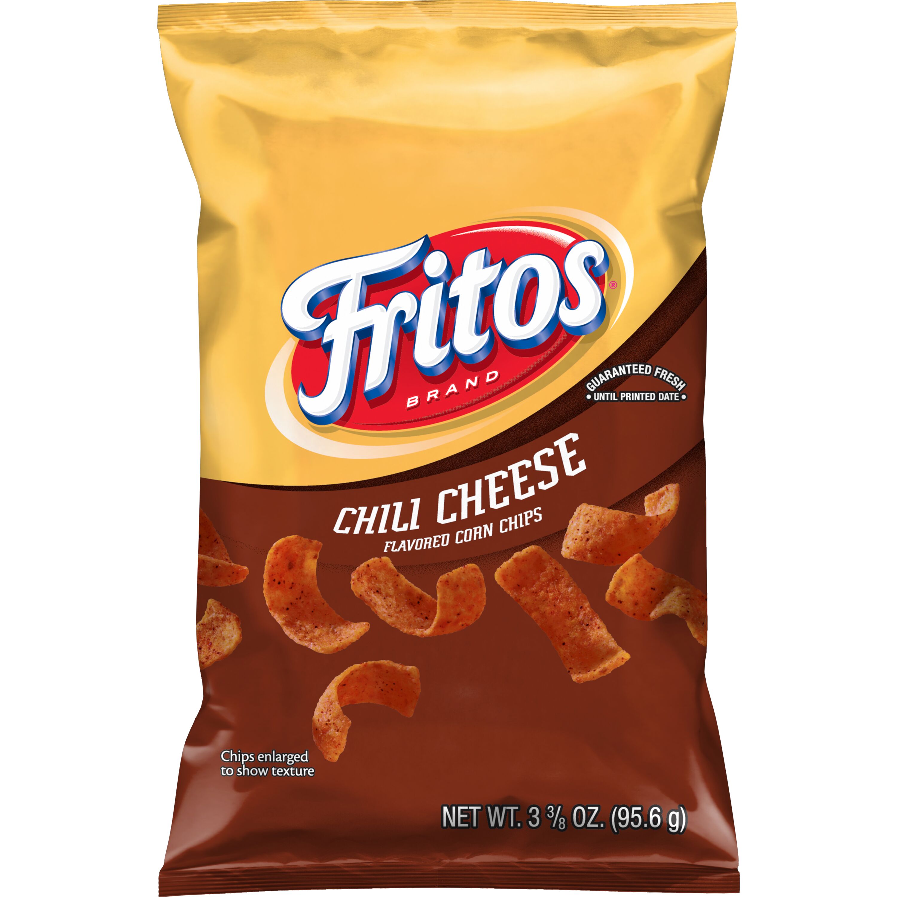 Fritos Corn Chips Chili Cheese Flavored, 3.375 oz Bag