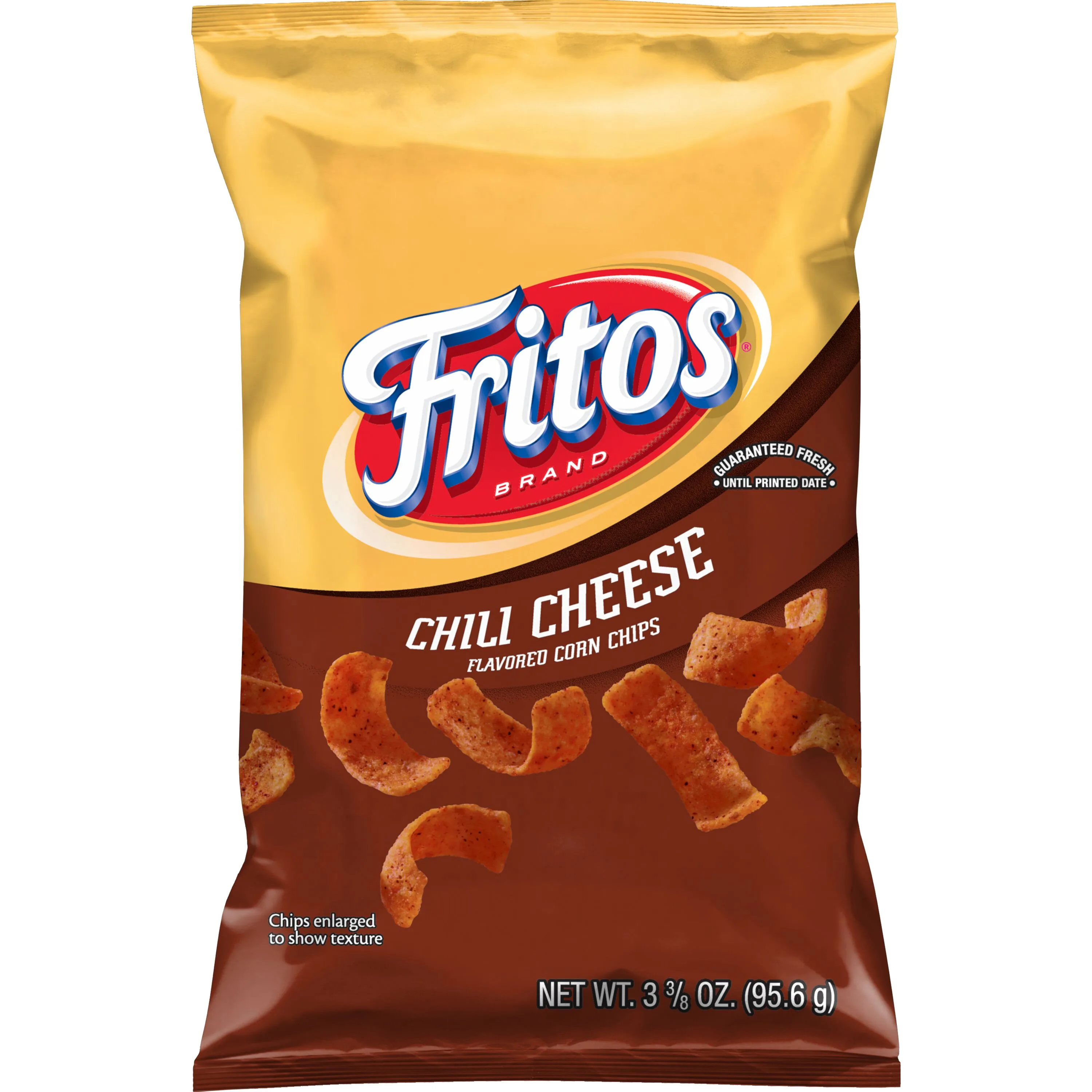Fritos Corn Chips Chili Cheese Flavored, 3.375 oz Bag