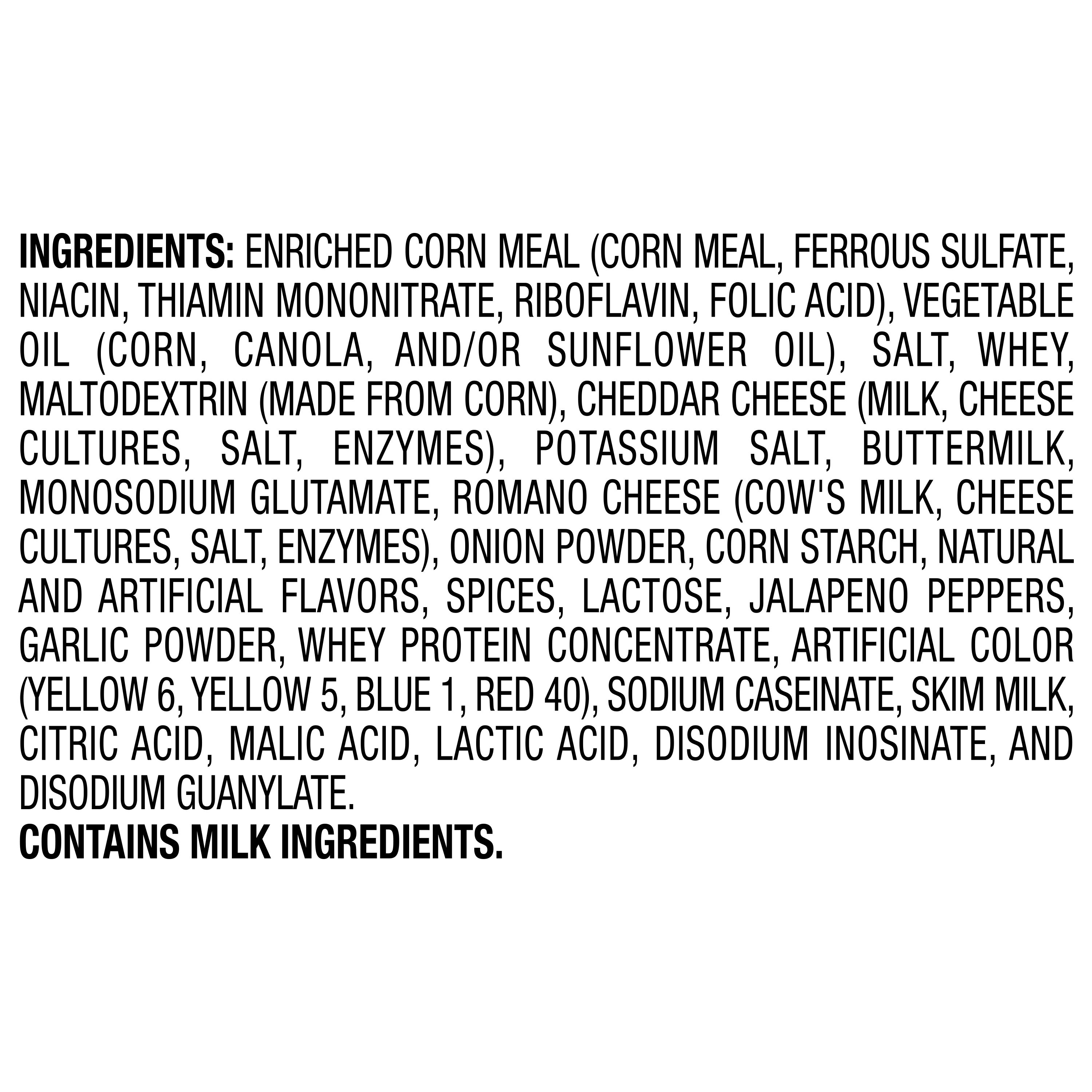 Cheetos Crunchy Cheese Cheddar Jalapeno Flavored Snacks, 2.875 oz Bag thumbnail 4