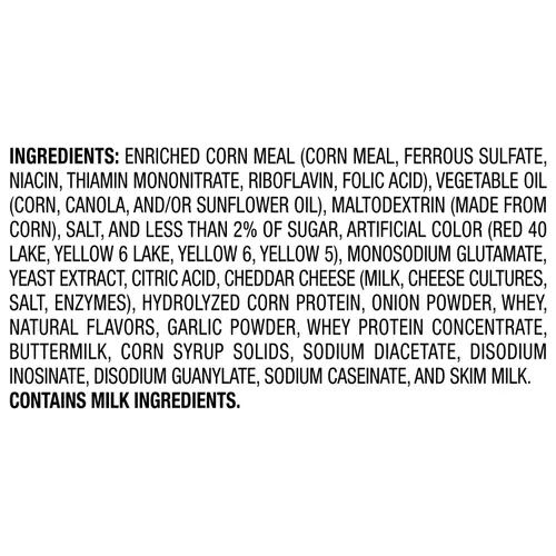 Cheetos Puffs Cheese Flavored Snacks Flamin' Hot Flavored, 2.5 oz Bag thumbnail 4