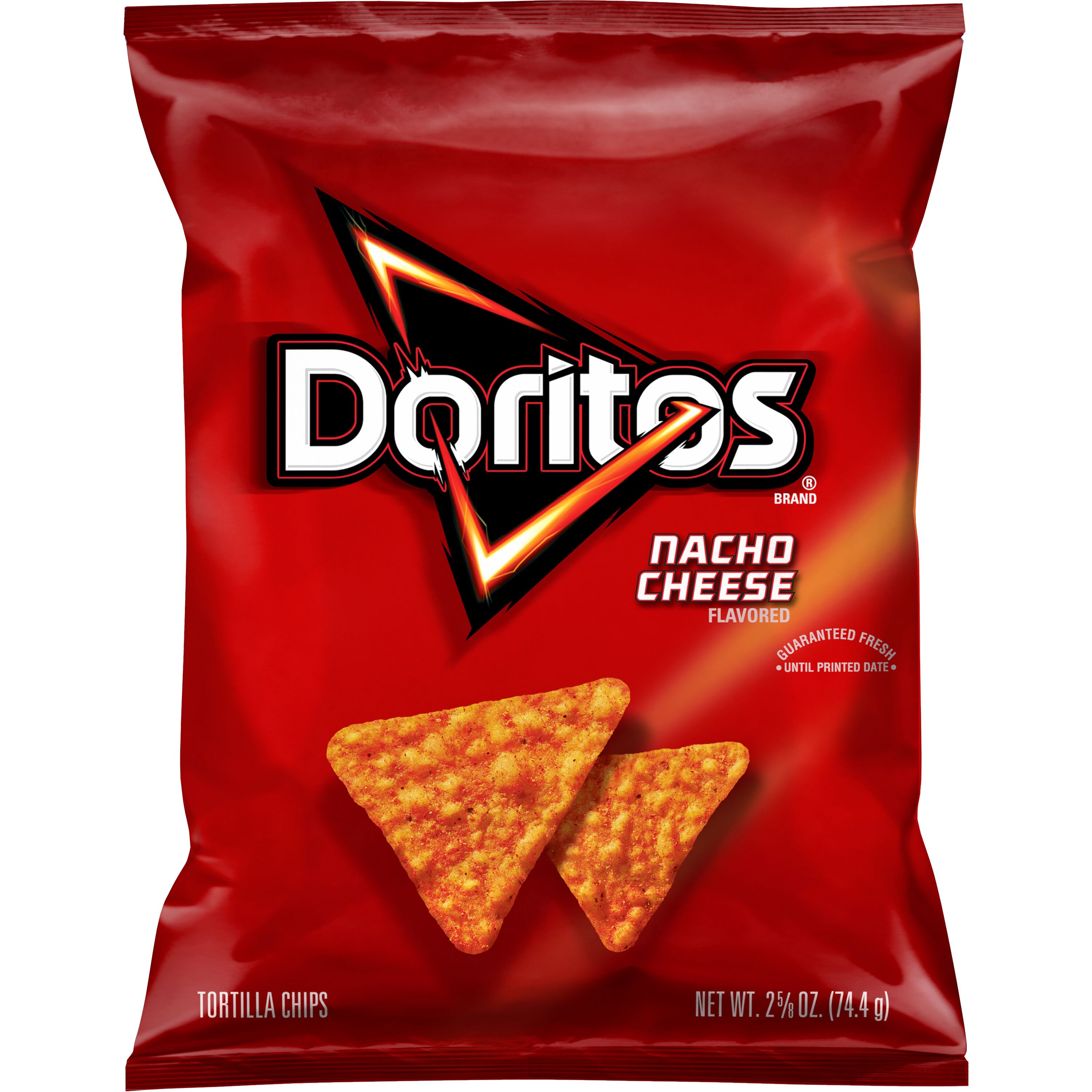 Doritos Tortilla Chips Nacho Cheese Flavor, 2.625 oz Bag