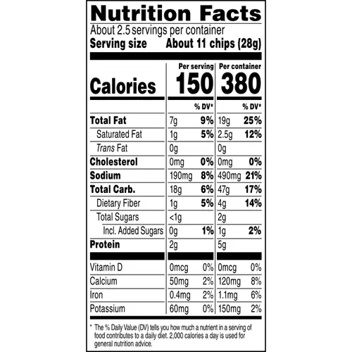 Doritos Tortilla Chips Sweet & Tangy BBQ Flavored, 2.625 oz Bag thumbnail 3