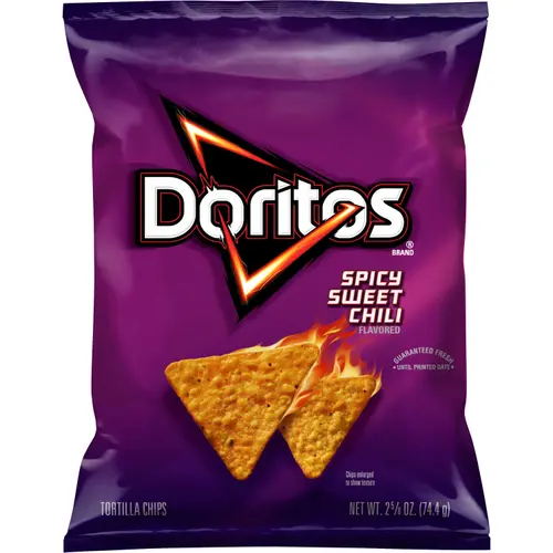 Doritos Tortilla Chips Spicy Sweet Chili Flavored 2.625 oz Bag