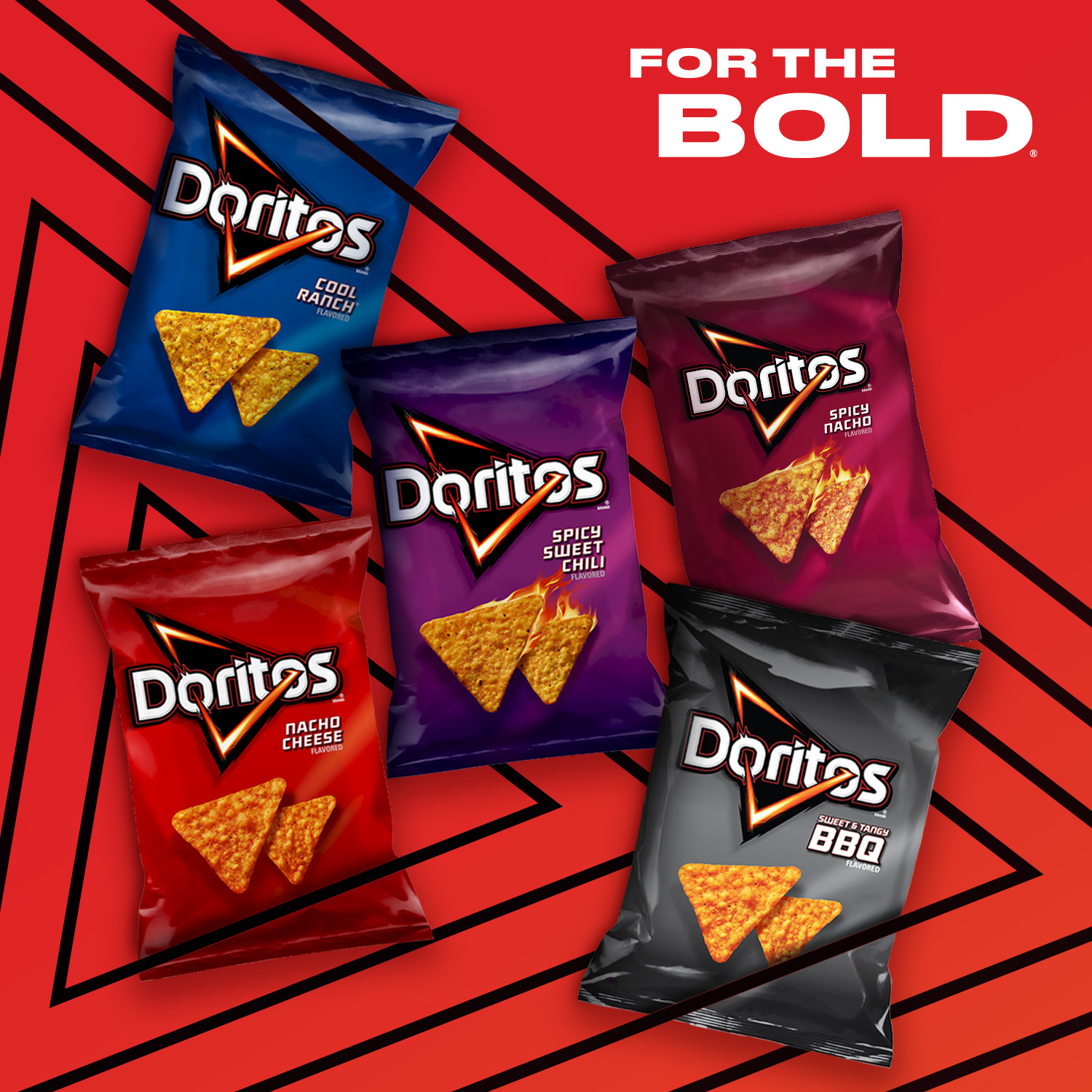 Doritos Tortilla Chips Snack Chips Guacamole Flavored, 2.625 oz Bag thumbnail 3