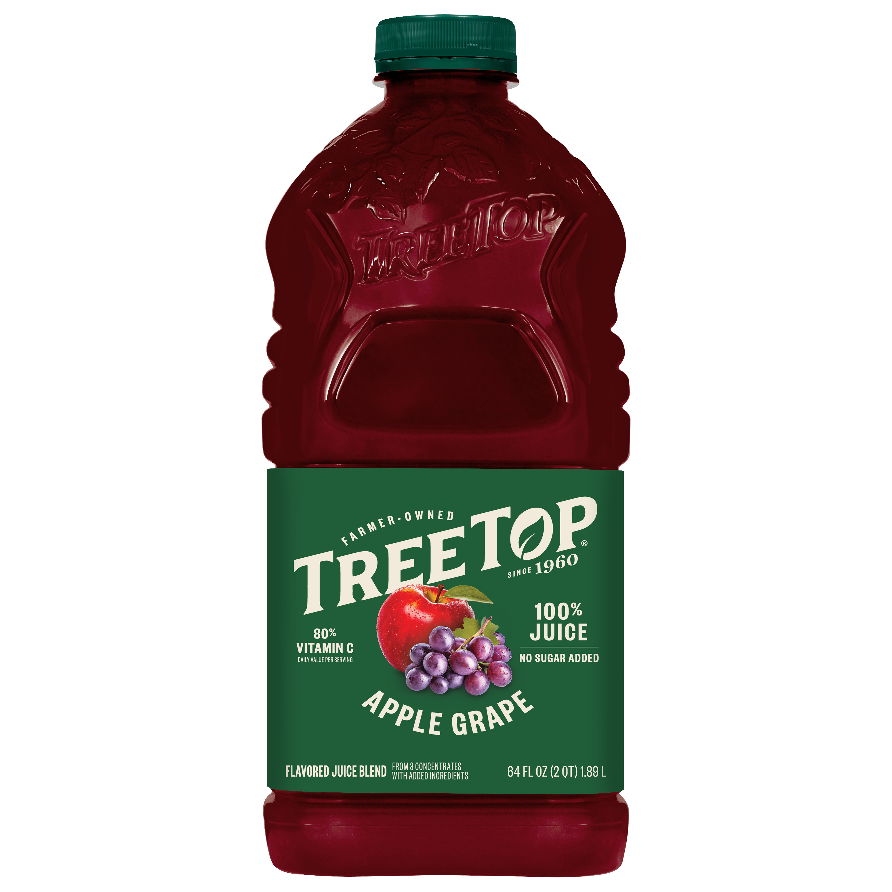 Tree Top 100% Apple Grape Juice, from Concentrates, 64 fl oz
