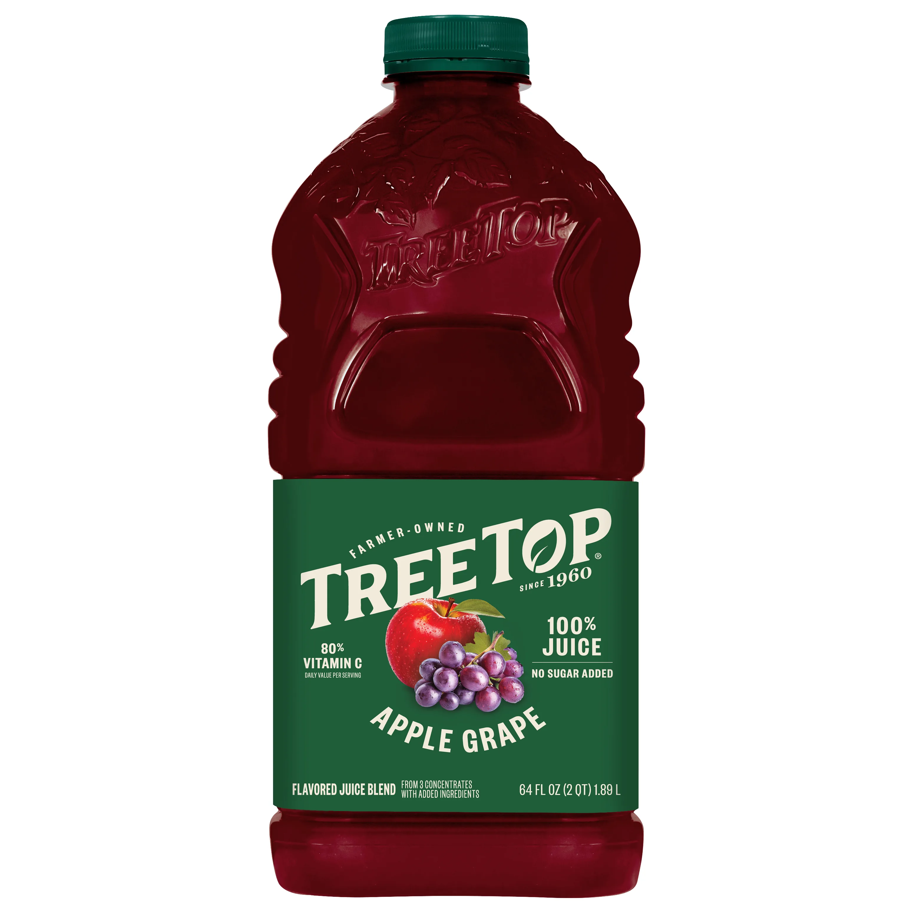 Tree Top 100% Apple Grape Juice, from Concentrates, 64 fl oz