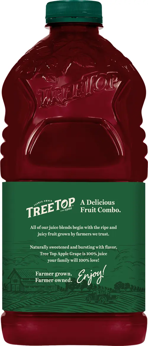 Tree Top 100% Apple Grape Juice, from Concentrates, 64 fl oz thumbnail 4