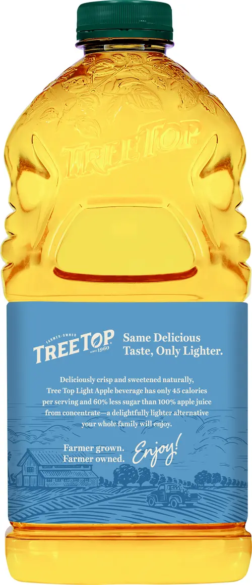 Tree Top Light Apple Beverage, from Concentrate, 64 fl oz thumbnail 4