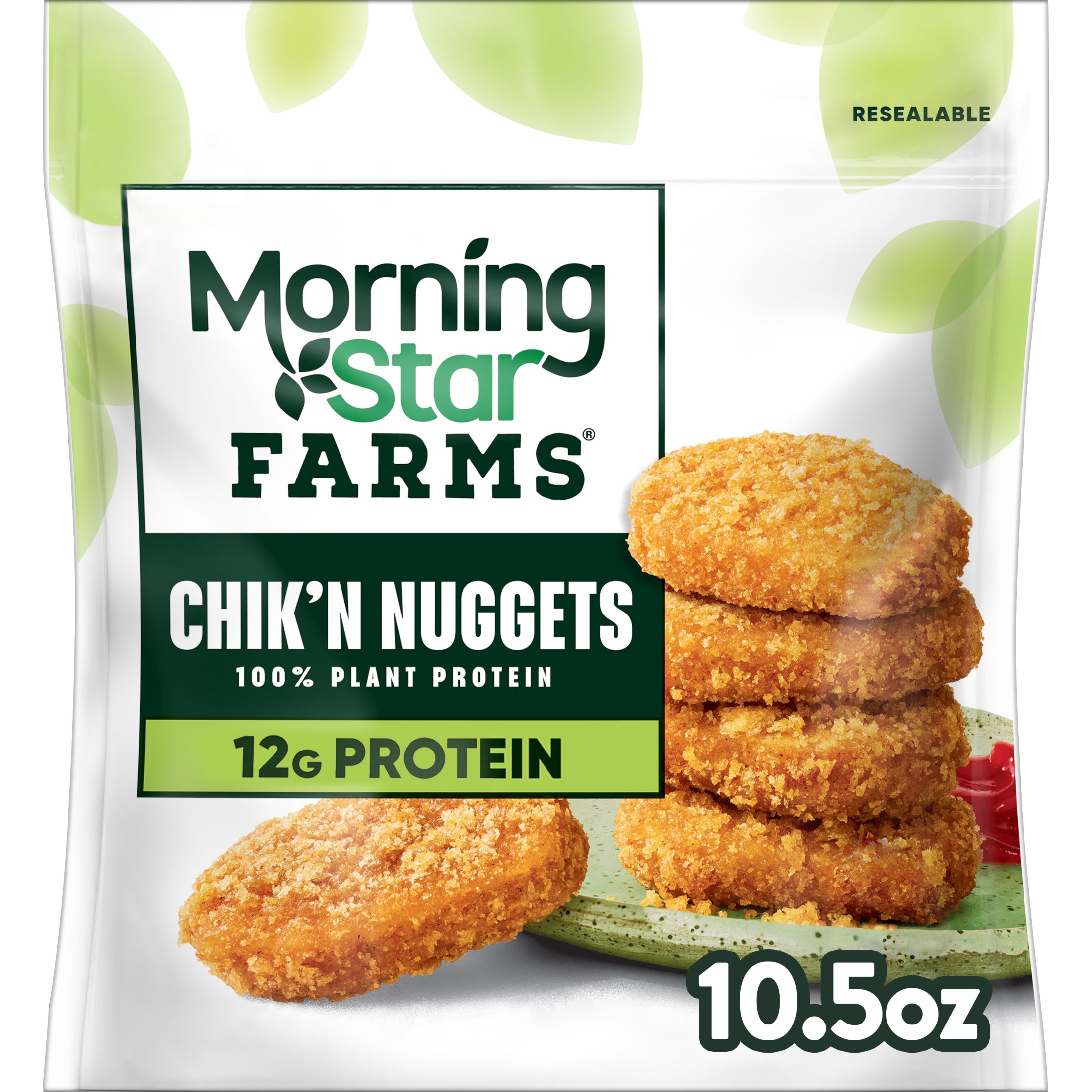 MorningStar Farms Vegan Original Plant Based Chik'n Nuggets, 10.5 oz Bag thumbnail 2