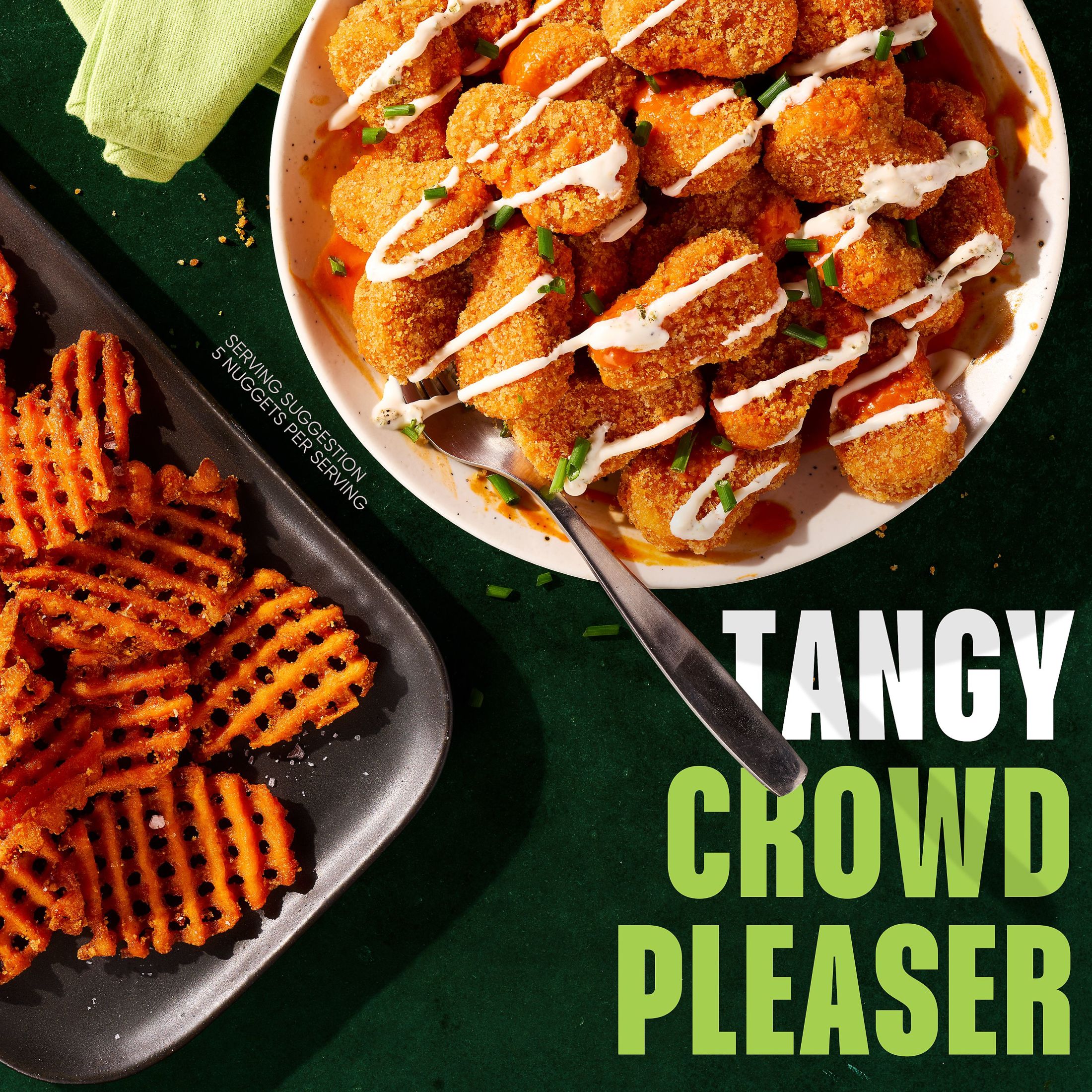 MorningStar Farms Veggitizers Vegan Buffalo Plant Based Chik'n Nuggets, 10.5 oz Bag thumbnail 4