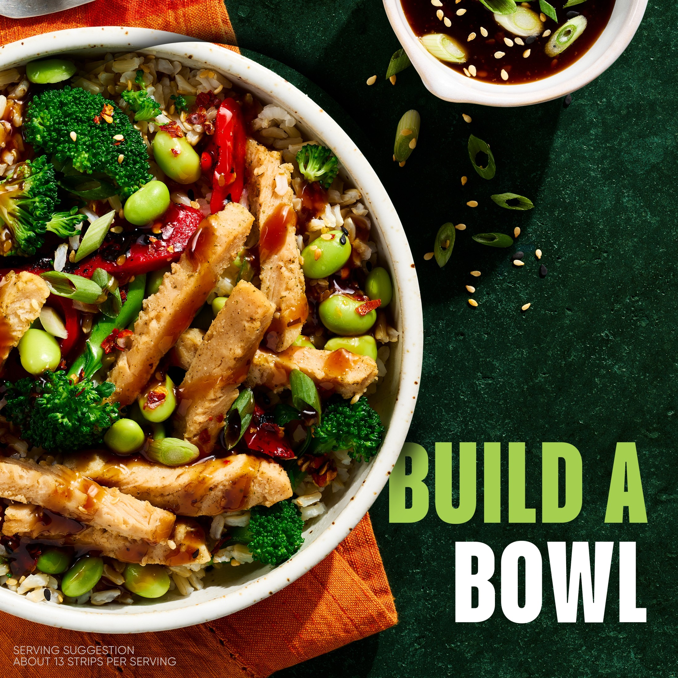 MorningStar Farms Meal Starters Vegan Original Plant Based Chik'n Strips, 13.5 oz Bag thumbnail 4